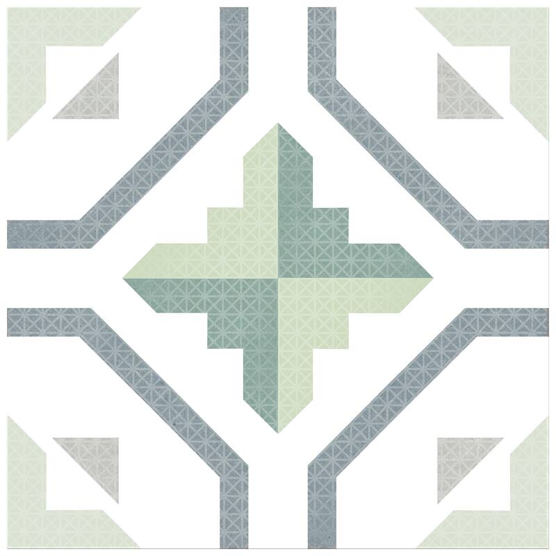 Merola Tile Prisma Olive 9-3/4" x 9-3/4" Porcelain Floor and Wall Tile