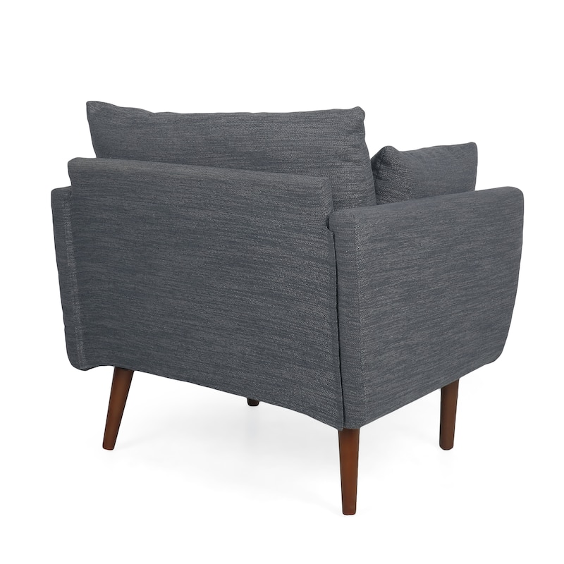 Gould Upholstered Club Chair with Accent Pillows by Christopher Knight Home