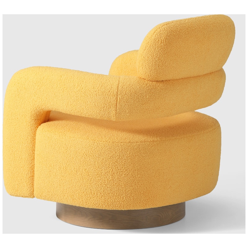 Bayville 29" Wide Sherpa Swivel Chair