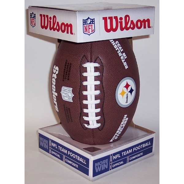 Wilson Pittsburgh Steelers Full Size Composite NFL Football F1748