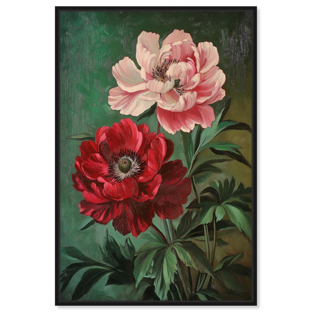 Symphony of Peonies Canvas by Art Remedy