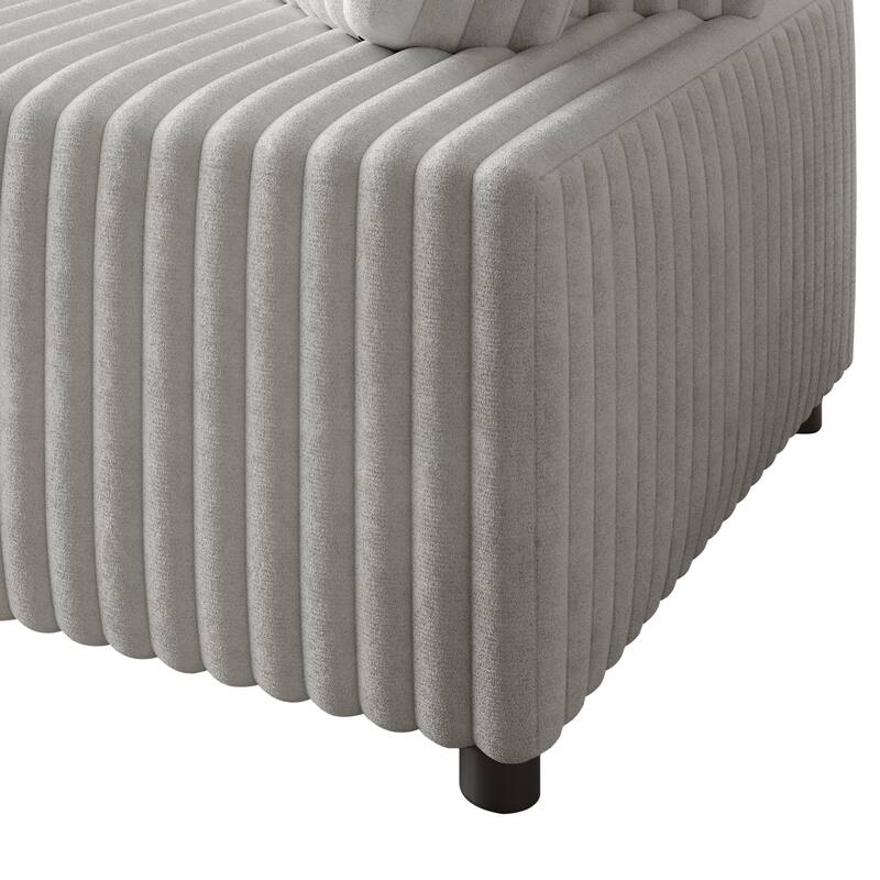 CraftPorch Luxurious Velvet Upholstered Corner seat
