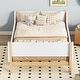 preview thumbnail 22 of 35, Twin Bed with Headboard, Footboard,Built-in Bed-end Book Storage Rack