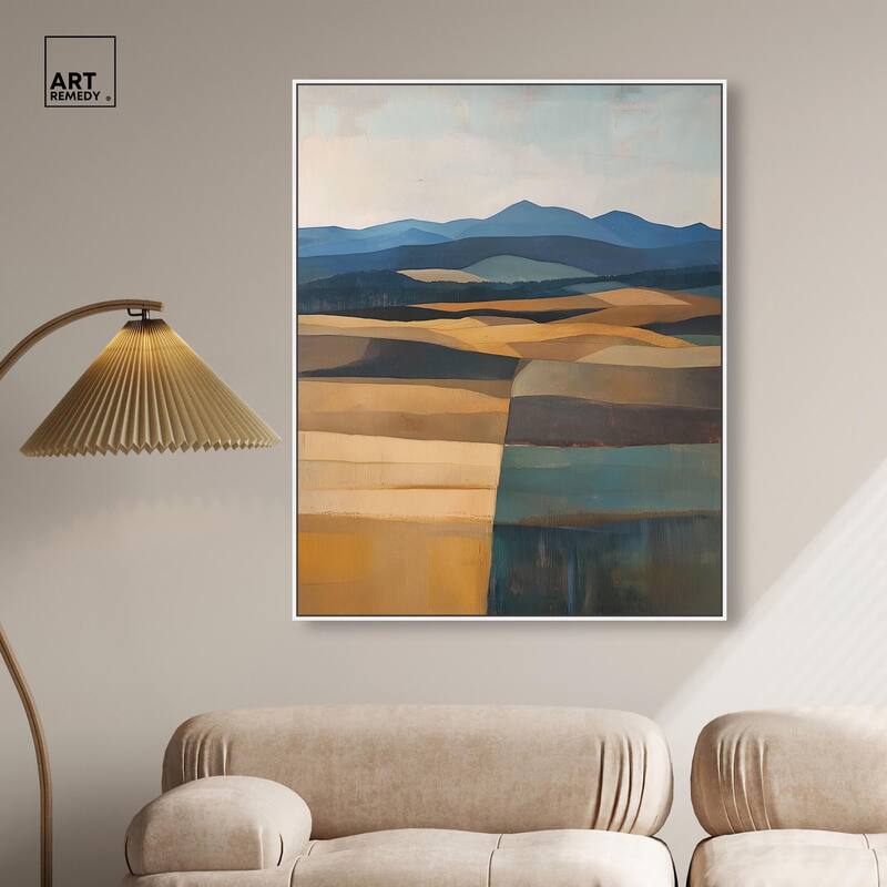 Clash of Shades Canvas by Art Remedy