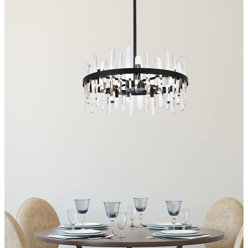 Indigo Home 25 inch crystal round pendant