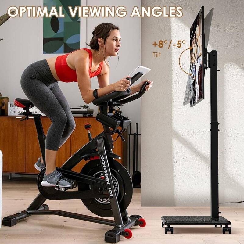 Rolling TV Stand with Power Outlet