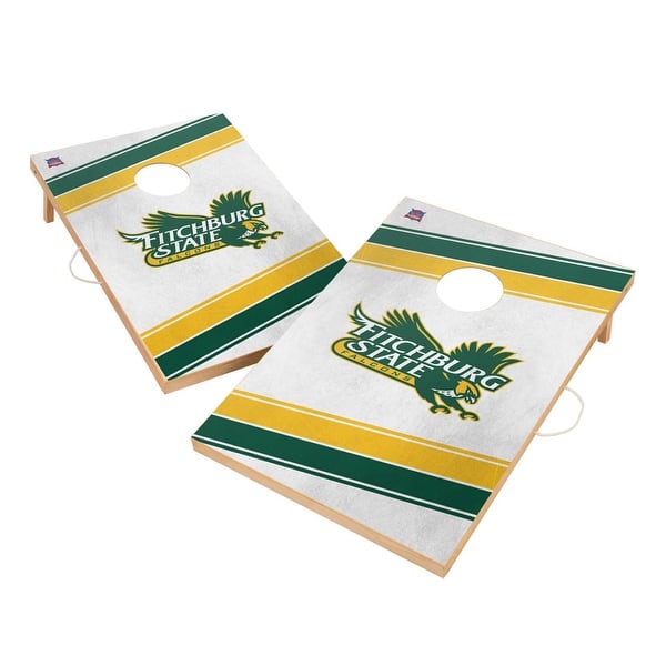 slide 2 of 5, Fitchburg State Falcons Regulation 2x4 Cornhole Set