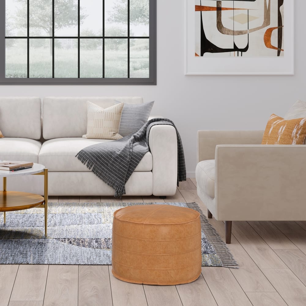 WYNDENHALL Wendal Boho Round Pouf