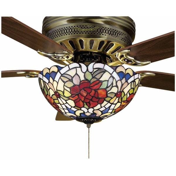 Meyda Tiffany 27458 Stained Glass Tiffany Fan Light Kit From The Fixtures Collection Tiffany Glass N A