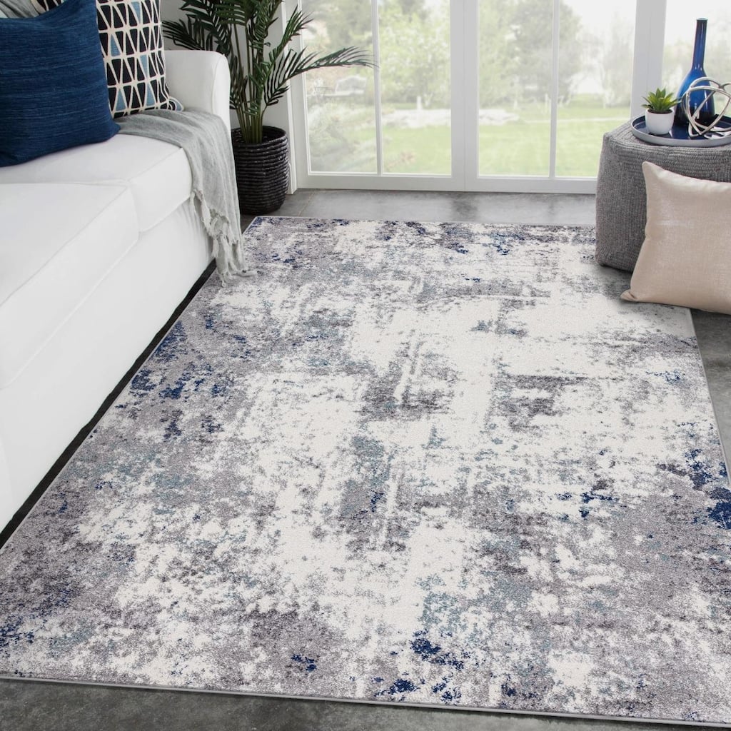 Luxe Weavers Abstract Modern Pattern Area Rug