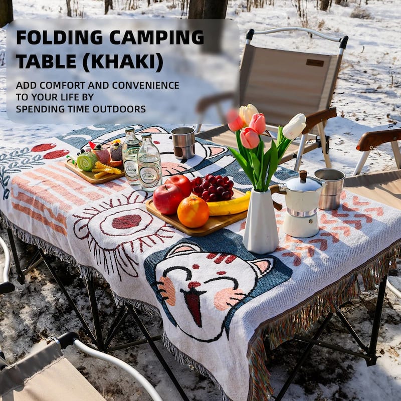 Folding Camping Table Portable Outdoor Picnic Table