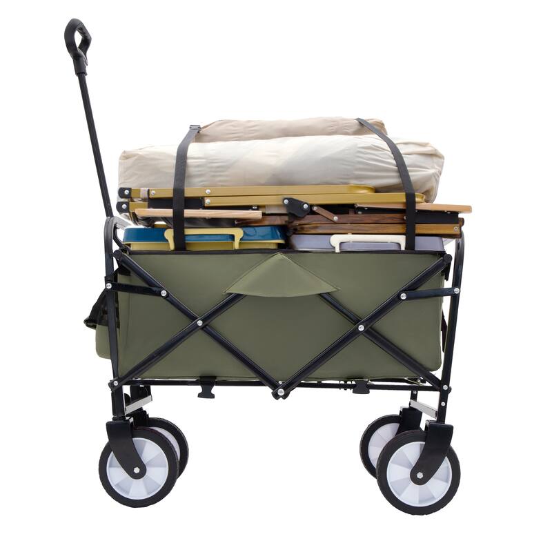 Foldable Wagon Cart with strapping system - Multi