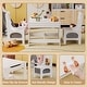 preview thumbnail 14 of 12, Furniwell 3 in 1 Kids Table and Chair Set with Drawer - N/A