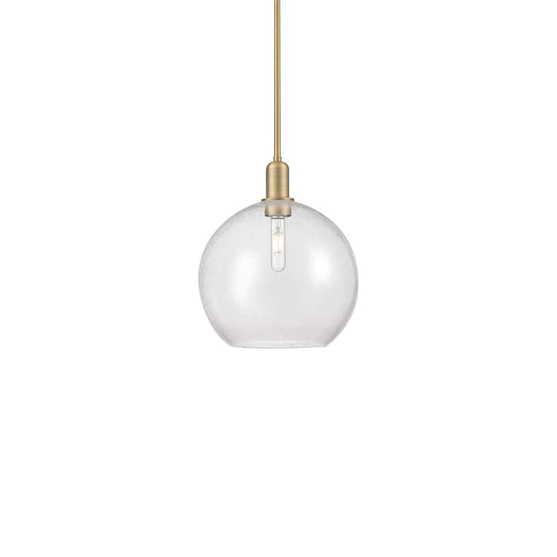 Innovations Lighting 716-1S-15-12 Athens Pendant Athens 12" Wide - Brushed Brass / Seedy