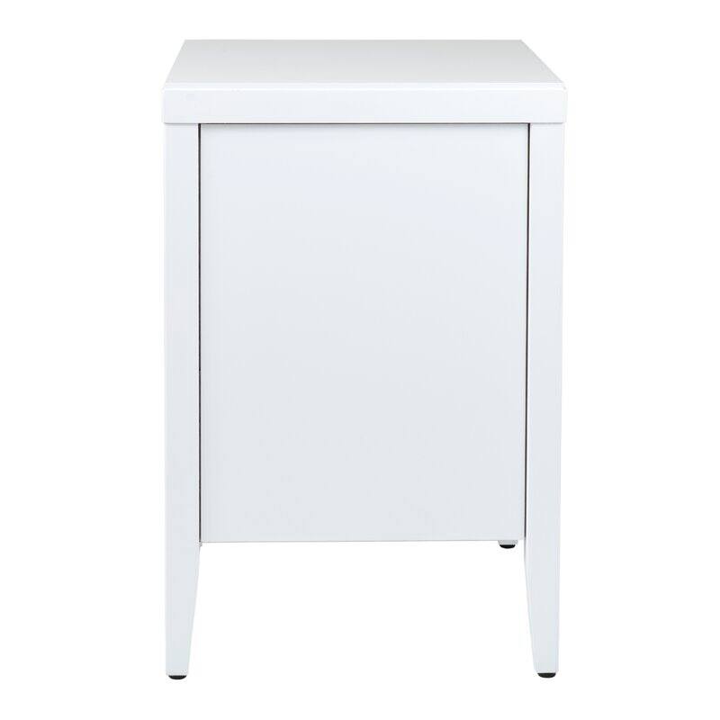 East at Main Painted Acacia Wood 3-Drawer Nightstand