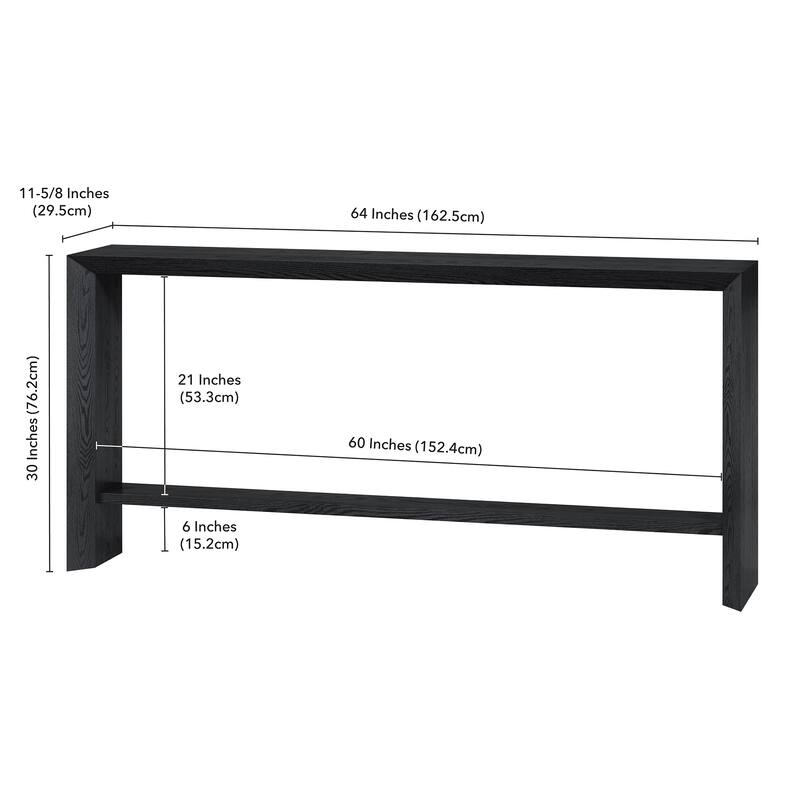 Osman 64" Wide Rectangular Console Table