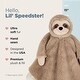 preview thumbnail 2 of 4, Bearington Baby Lil' Speedster 15" Sloth Snuggler Security Blanket