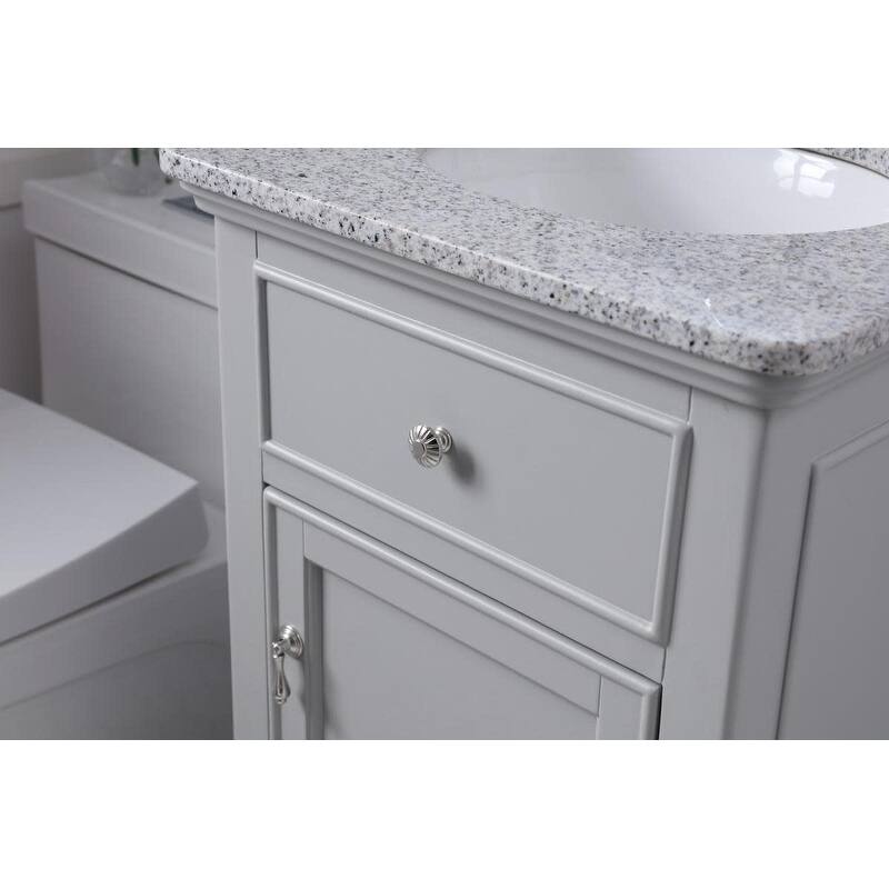 Elegant Lighting VF12319 Otto 19" Free Standing Single Basin Vanity