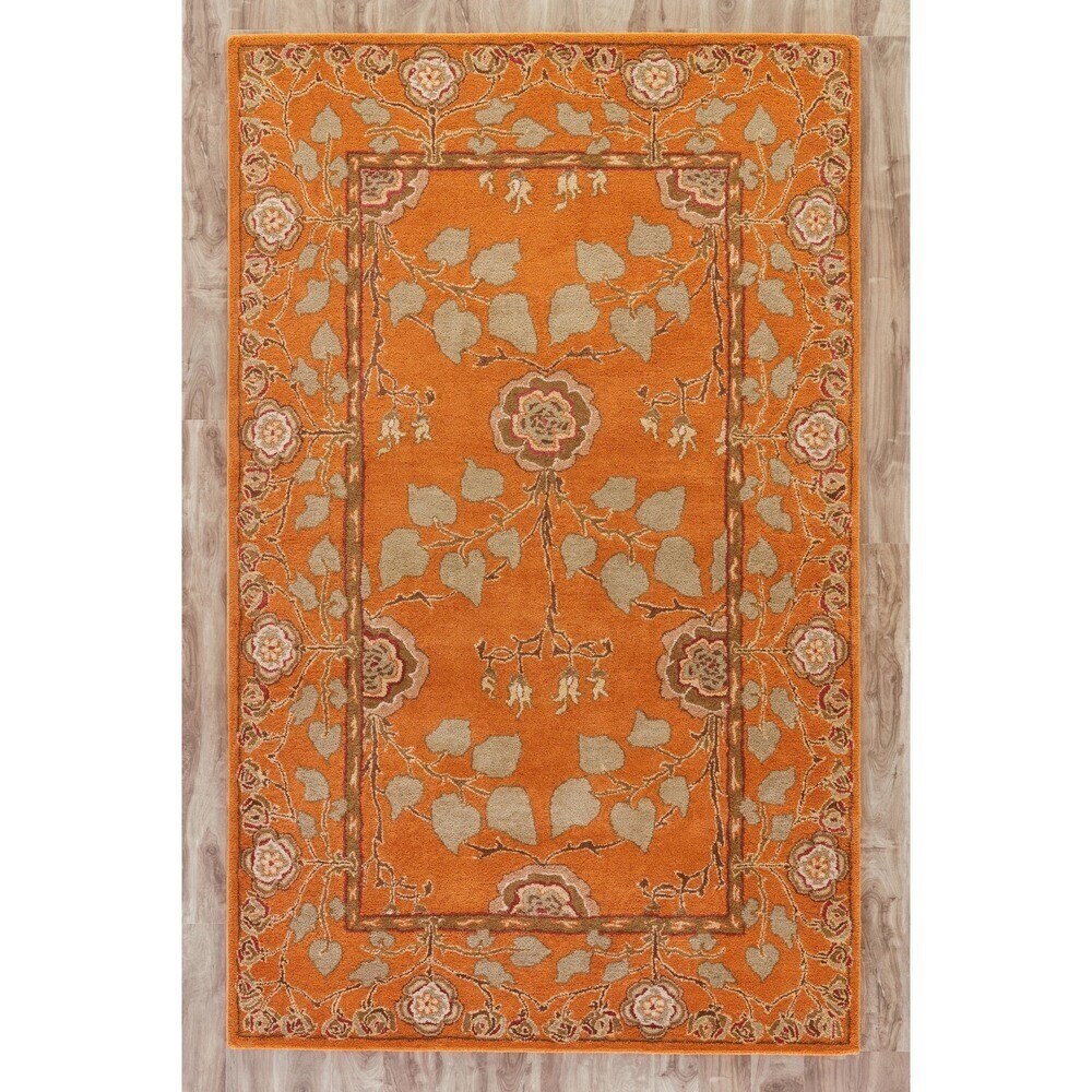 Shop Juliette Handmade Floral Area Rug On Sale Overstock 8573426