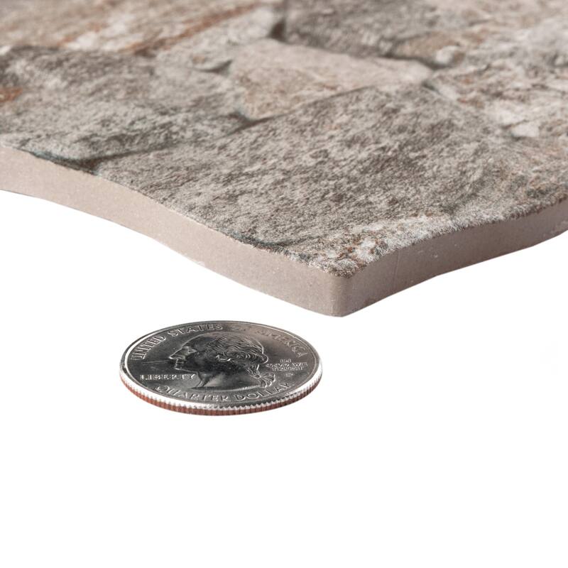 Merola Tile Caldera Castle Canto 12-5/8" x 25-1/8" Porcelain Floor and Wall Tile