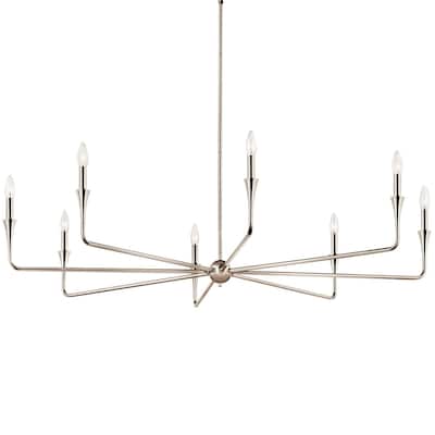 Kichler 52691 Alvaro 8 Light 50" Wide Taper Candle Style Chandelier