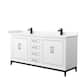 Option White, Black Trim, Giotto Quartz Top