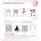 preview thumbnail 2 of 5, Dollibu Collection of 4 Farm Animal Super Soft Hats With Ear Flaps