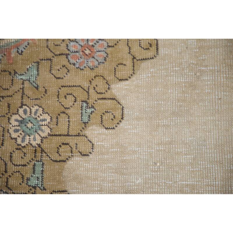 Hand Knotted Oriental 100% Wool Carpet Traditional Medallion Beige & Ivories Tabriz Area Rug - 10' 6'' X 7' 11''