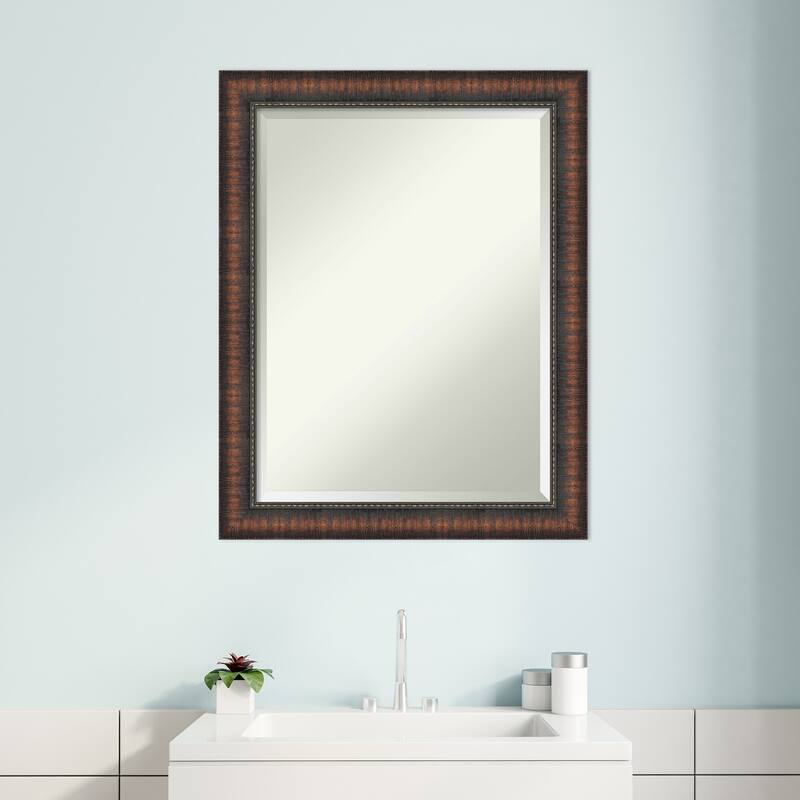 Caleb Brown Beveled Framed Bathroom Vanity Wall Mirror - Caleb Brown