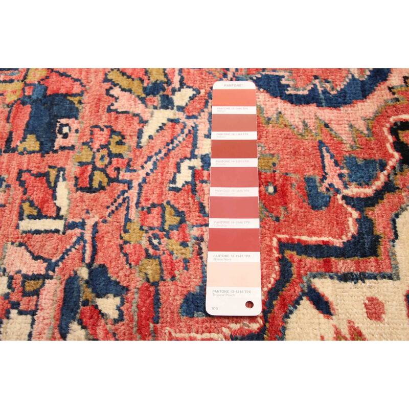 ECARPETGALLERY Hand-knotted Sarabi Light Red Wool Rug - 9'3 x 12'6