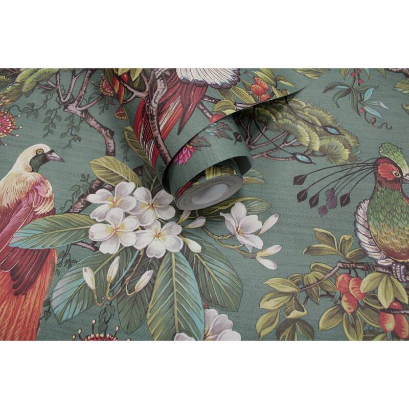 Yasuni Floral Unpasted Non-Woven Wallpaper – 396in x 20.8in