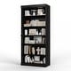 preview thumbnail 2 of 200, 100% Solid Wood 6-Shelf Bookcase with Optional Doors by Palace Imports
