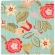 preview thumbnail 17 of 38, SAFAVIEH Handmade Blossom Vertie Modern Floral Wool Rug 6' Square - Blue/Multi - Square