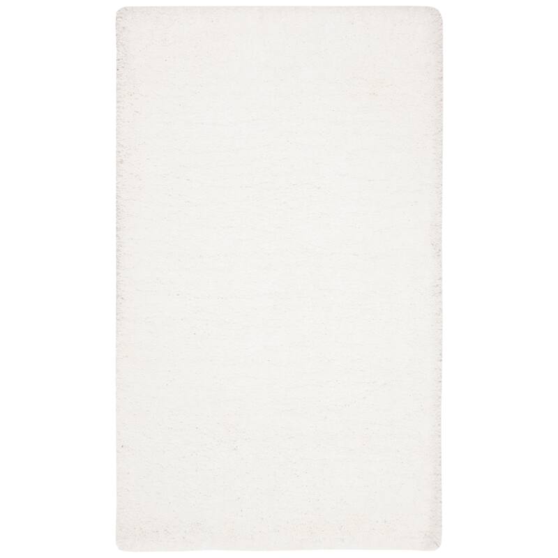 SAFAVIEH Handmade Ultimate Shag Martika Solid Polyester Rug