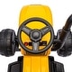 preview thumbnail 20 of 37, 12V Kids Electric Tractor with Digging Handle, Remote Control, and Music for Ages 3-6, Yellow.