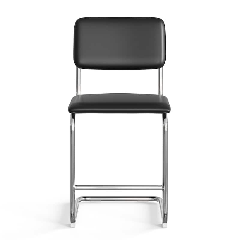 Hayward Vegan Leather Counter Height Stool (Set of 2)