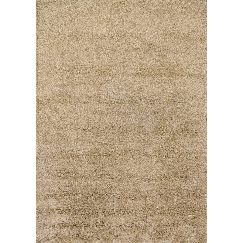 Alexander Home Hand-woven Nolan Wool Contemporary Area Rug - 3'6" x 5'6" /Surplus - Camel