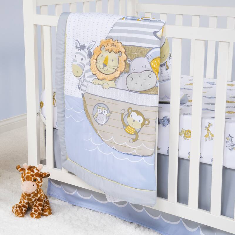 Noah's Ark 4 Piece Crib Bedding Set On Sale Bed Bath & Beyond
