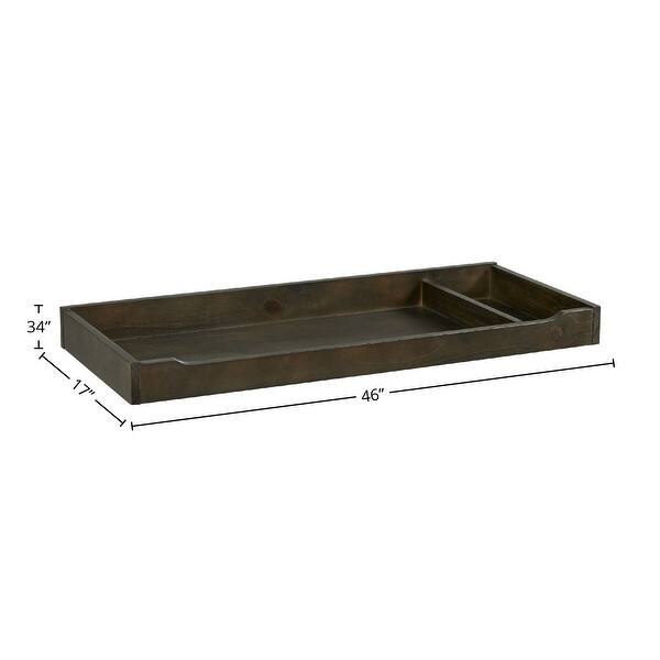 Tahoe 46" Wide Youth Changing Topper, River Rock