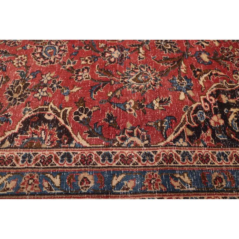 ECARPETGALLERY Hand-knotted Antalya Vintage Red Wool Rug - 7'9 x 11'3