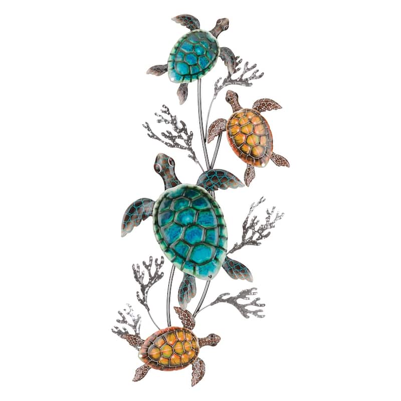 Lustre Wall Decor - 4 Sea Turtle