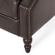 preview thumbnail 5 of 16, Walter Tufted Bonded Leather Recliner (Set of 2) by Christopher Knight Home