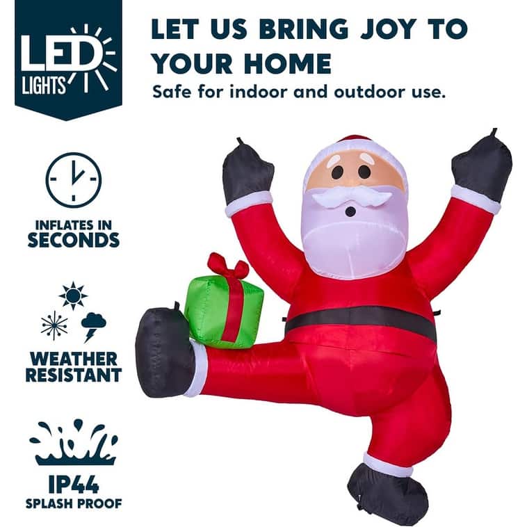 Climbing Santa Inflatable