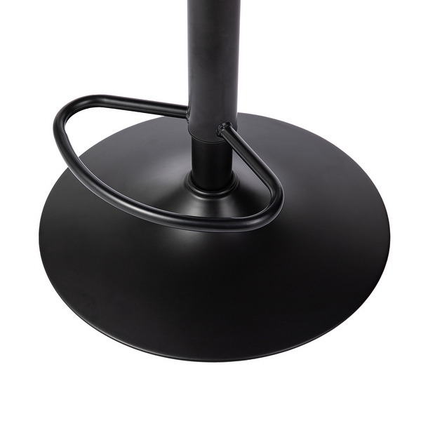 Glitzhome Mid-Century Height Adjustable Faux Leather Swivel Glitzhome Mid-Century Height Adjustable Faux Leather Swivel