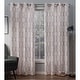 preview thumbnail 26 of 41, ATI Home Kochi Light Filtering Linen Blend Grommet Top Curtain Panel Pair