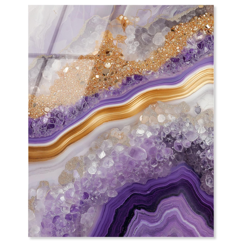Gemstone Labyrinth II Acrylic by Art Remedy, Ready to Hang