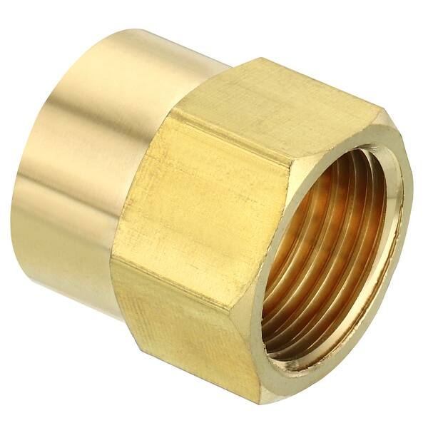Compression Tube Fitting, Garden Hose Fitting Gold Tone Bed Bath