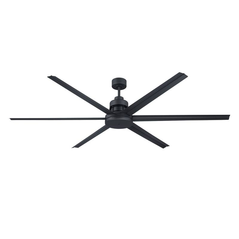 Craftmade 72" Mondo Indoor/Outdoor Ceiling Fan - 72 - Flat Black