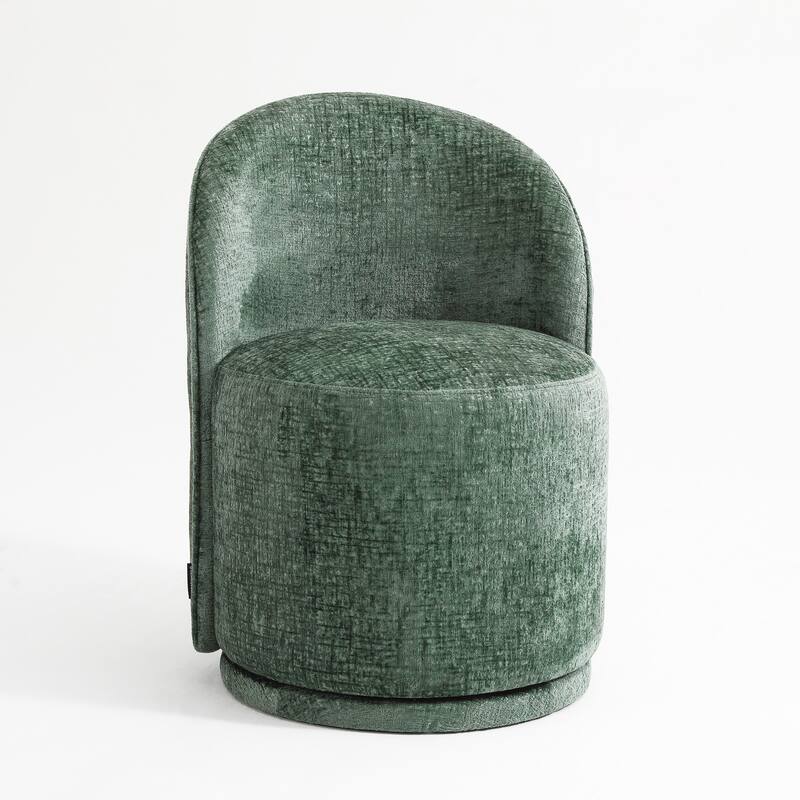 23" W Upholstered Swivel Side Chair for Dining Room, Balcony, Parlour