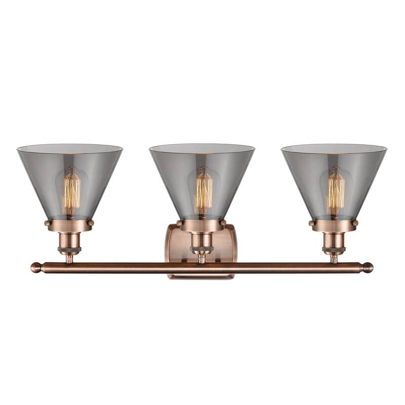 Innovations Lighting Ballston Urban Cone - 3 Light 28" Bath Vanity Light